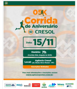 1ª CORRIDA DE ANIVERSÁRIO CRESOL