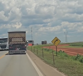 Toninho Mostra o vídeo, ”Nova Mutum, pra você ter uma ideia de como é importante a “Duplicação da Pista”
