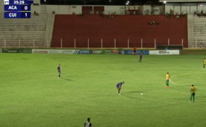 O jogo entre Academia e Cuiabá terminou com o placar de 0 a 1 a favor do Cuiabá