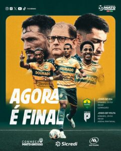 É DECISÃO! 

Datas e horários confirmados dos dois jogos da final do Mato-grosse…