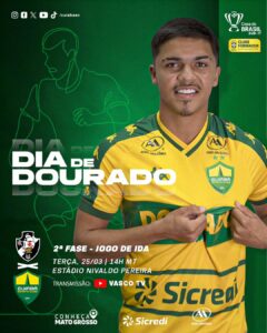 Vale vaga nas quartas da Copa do Brasil Sub-17. Vamos, CuiaBase 

 Vasco
 Segund…