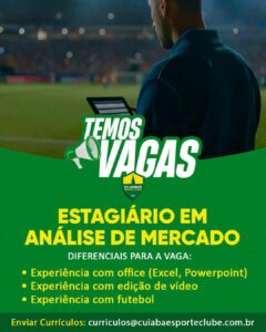 Oportunidade de trabalho!

Venha fazer parte do nosso quadro de colaboradores – …