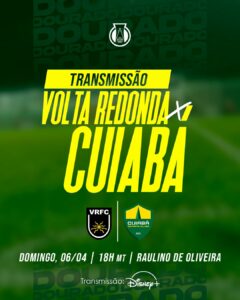 Fique ligado!  

A estreia do Cuiabá na Série B terá transmissão do canal Disney…