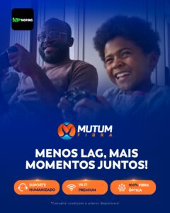 + Menos lag, mais momentos juntos!

A internet que não te deixa na mão na hora d…