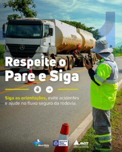 O Pare e Siga é uma medida para garantir a segurança em trechos de obras ou inte…