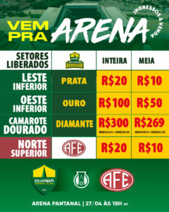 Domingo é dia de Dourado na Arena 

 Ferroviária-SP
 5ª Rod. Brasileiro Série B
…