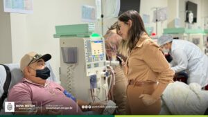 Secretaria de Saúde acompanha atendimentos de pacientes hemodialíticos em nova u…