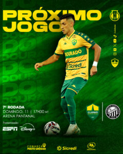 Domingo é dia de torcer pelo Dourado na Arena Pantanal!

 Operário-PR
 7ª Rod – …