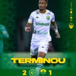Final de jogo. Próximo jogo do Dourado será no dia 26 de maio, contra o Vila Nov…