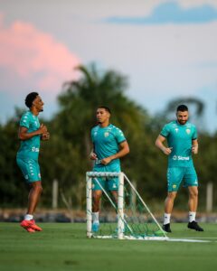 Treinamento do Cuiabá da tarde desta terça-feira, no CT Manoel Dresch. Amanhã, a…