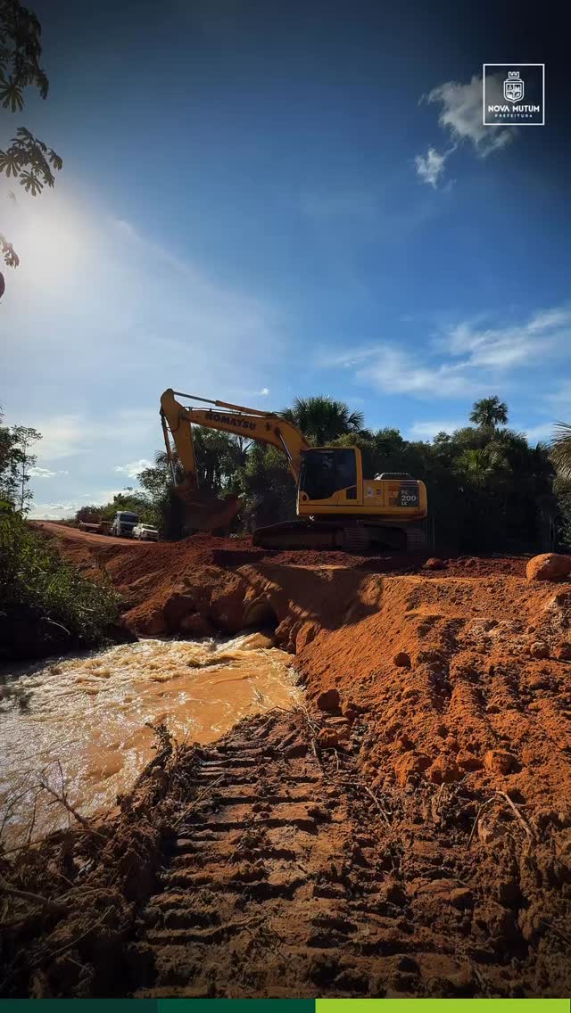 Iniciamos os Trabalhos de Manutenção e Recuperação das Estradas Vicinais em Nova…