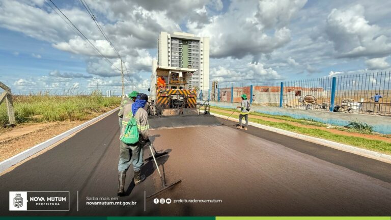 Prefeitura de Nova Mutum inicia manutenção das ruas e avenidas do perímetro urba…