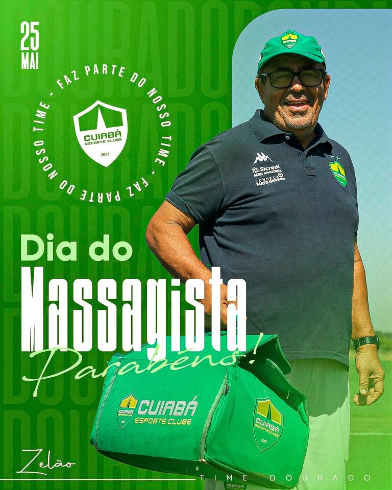 “Hoje é o Dia do Massagista ! 

No Cuiabá, temos profissionais dedicados que cui…