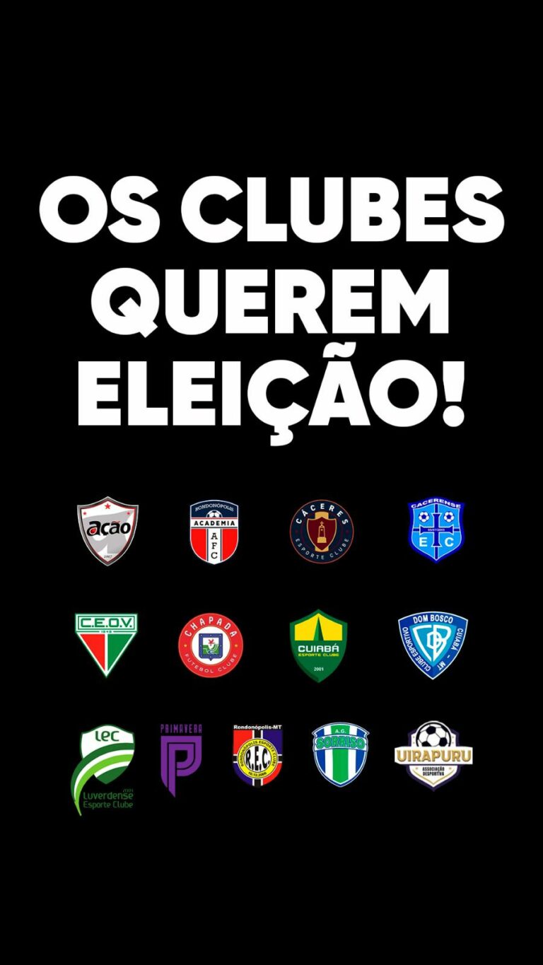 Nota Oficial – Clubes querem Eleições Já!

Nós, clubes filiados à Federação Mato…