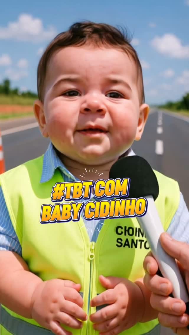 Diretamente dos arquivos secretos… Cidinho versão bebê reborn já falando de ob…