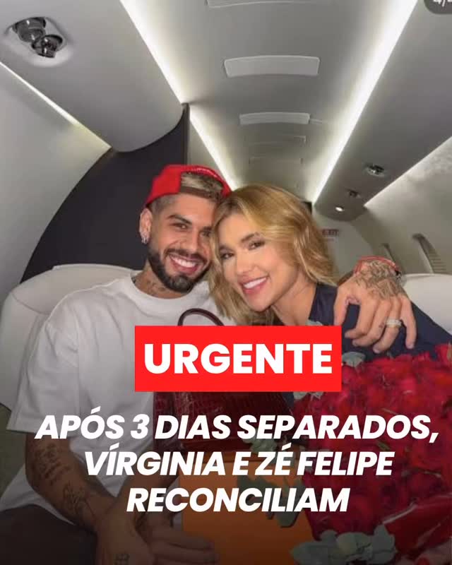 Zé Felipe e Virgínia reataram? 
A internet parou com essa notícia…
Mas calma aí…