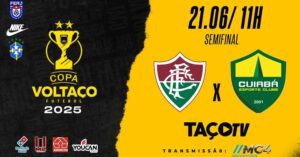 O sub-14 do Dourado em busca de uma vaga na final da Copa Voltaço e você assiste…