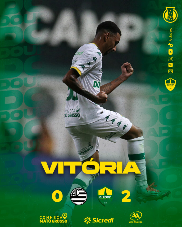 Vencemos! Grande vitória sobre o Athletic-MG, jogando fora de casa. É o quinto t…