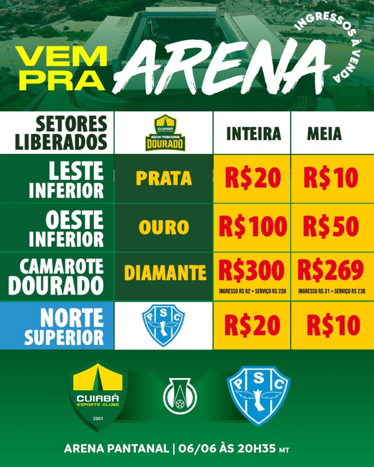 Sexta tem Dourado na Arena 

 Paysandu
 11ª Rod. Brasileiro Série B
 Arena Panta…