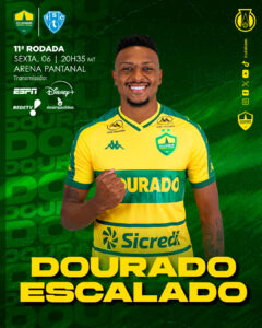 Escalado por Guto Ferreira, o Dourado vem a campo desta forma!

#OrgulhodeMatoGr…