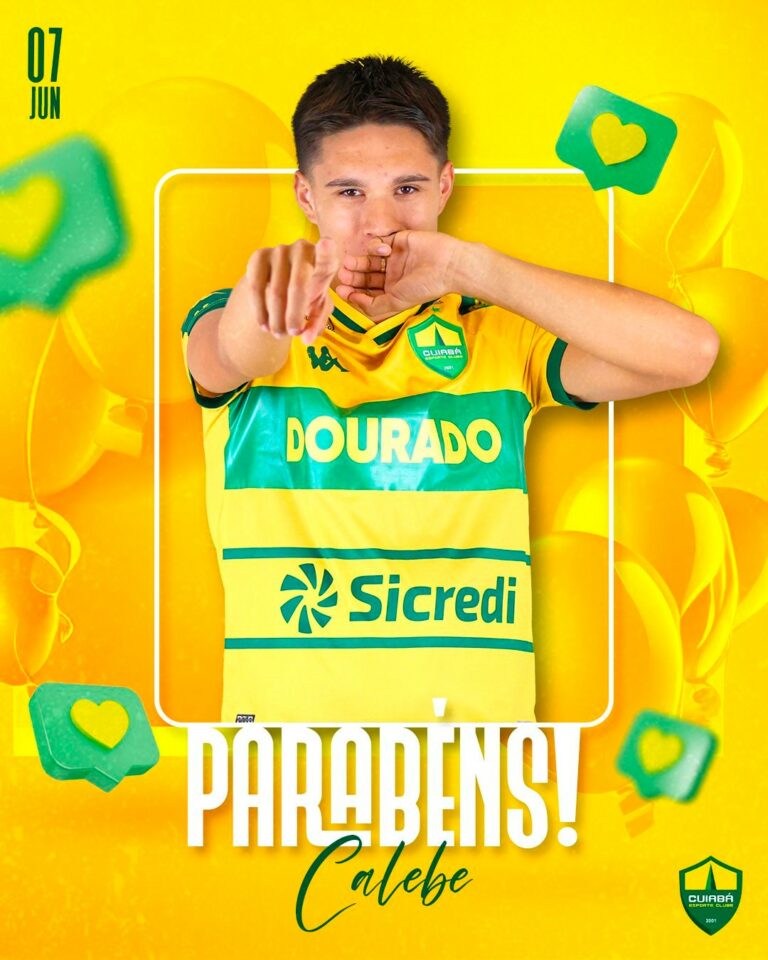 O nosso volante Calebe completa 22 anos neste sábado. Parabéns, felicidades e m…
