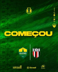 Apita o árbitro. Está valendo!

CUI 0-0 BSP

#OrgulhodeMatoGrosso #BrasileiraoB …