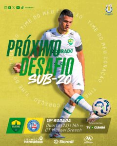 A equipe sub-20 do Cuiabá encerra nesta quarta-feira (23) a sua participação no …