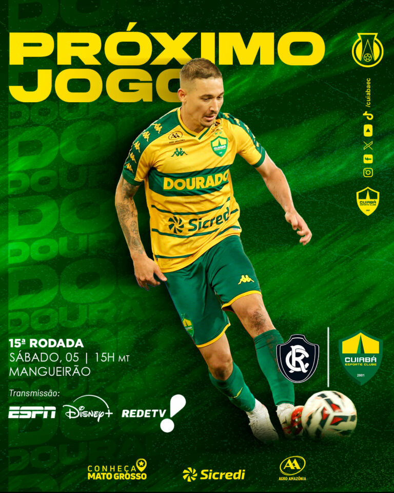 Nosso próximo desafio é em Belém! 
Vamos, Dourado!

 Remo
 15ª Rod – Brasileiro …