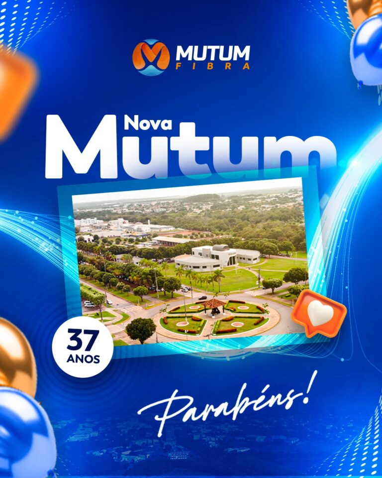Hoje é dia de celebrar Nova Mutum!

São 37 anos de história, conquistas e muito…