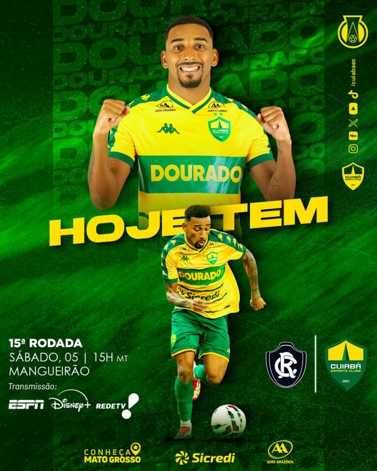 Vamos, Dourado!

 Remo
 15ª Rod – Brasileiro Série B
 Mangueirão
 Belém
 Sábado …