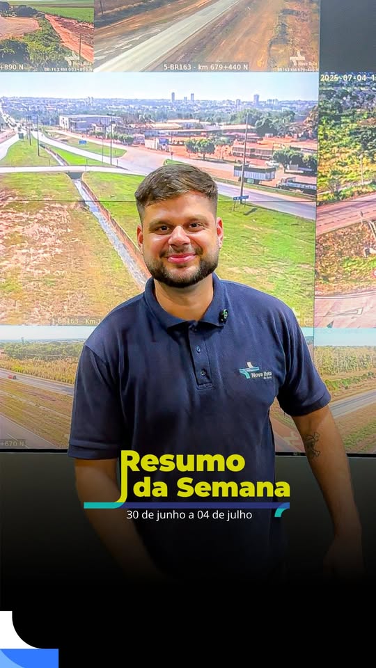 Aqui é assim: rodovia em obra, progresso acelerado… e um resumo no ritmo do The …