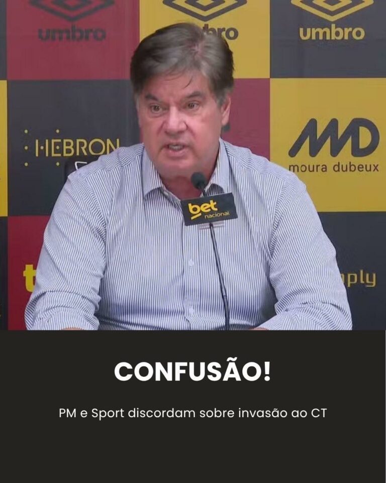 EITA! PM contesta o Sport e clube responde que… Ver mais