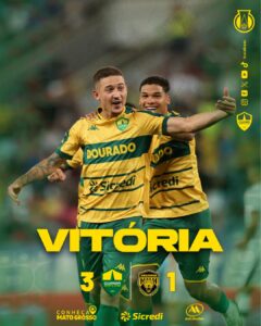 Vitória do Dourado sobre o Amazonas pela Série B do Brasileiro. Cuiabá chega aos…