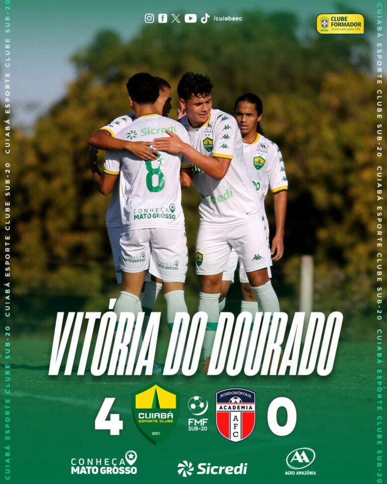 Vitória do Dourado sobre o Academia na estreia do Estadual Sub-20. Dourado volta…