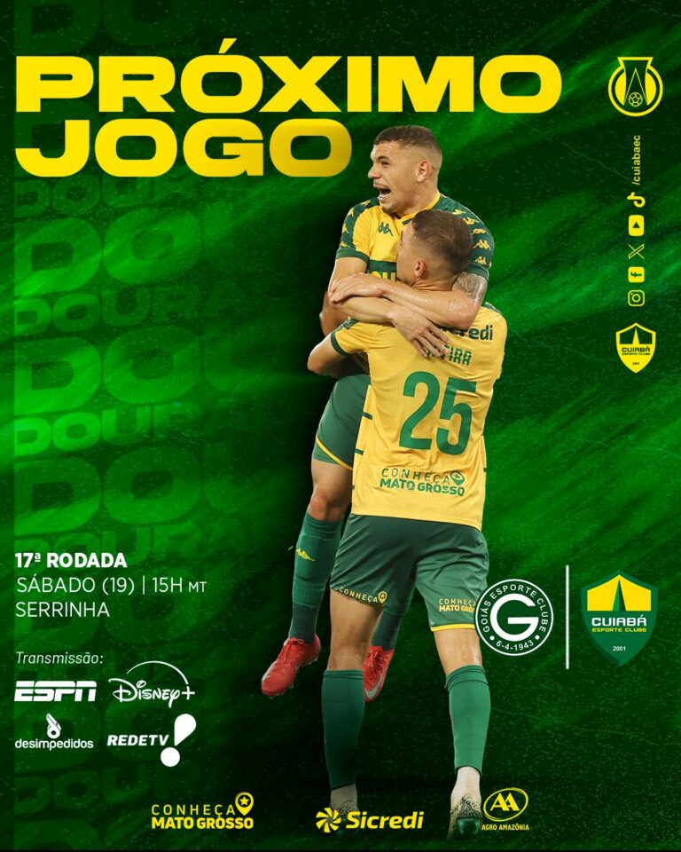 Sábado tem Dourado em Goiânia!

 Goiás 
 17ª Rod – Brasileiro Série B
 Serrinha …