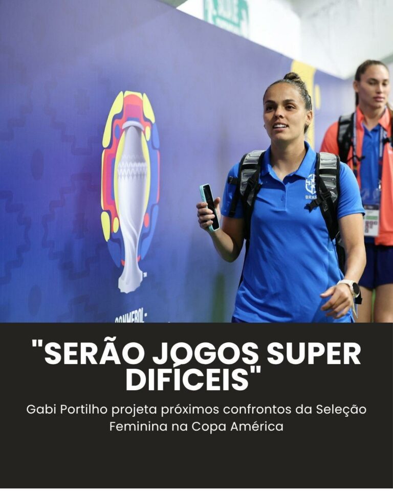 Gabi Portilho projeta próximos embates da Seleção na Copa América Feminina