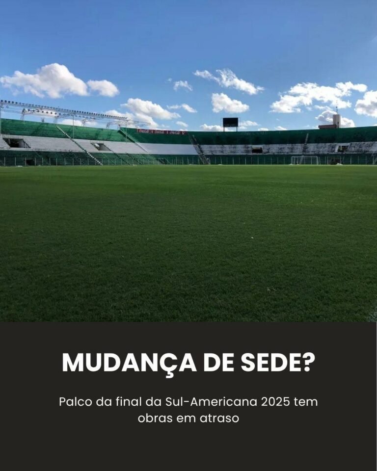 VAI TROCAR? Com obras atrasadas, Conmebol avisa que pode… Ver mais
