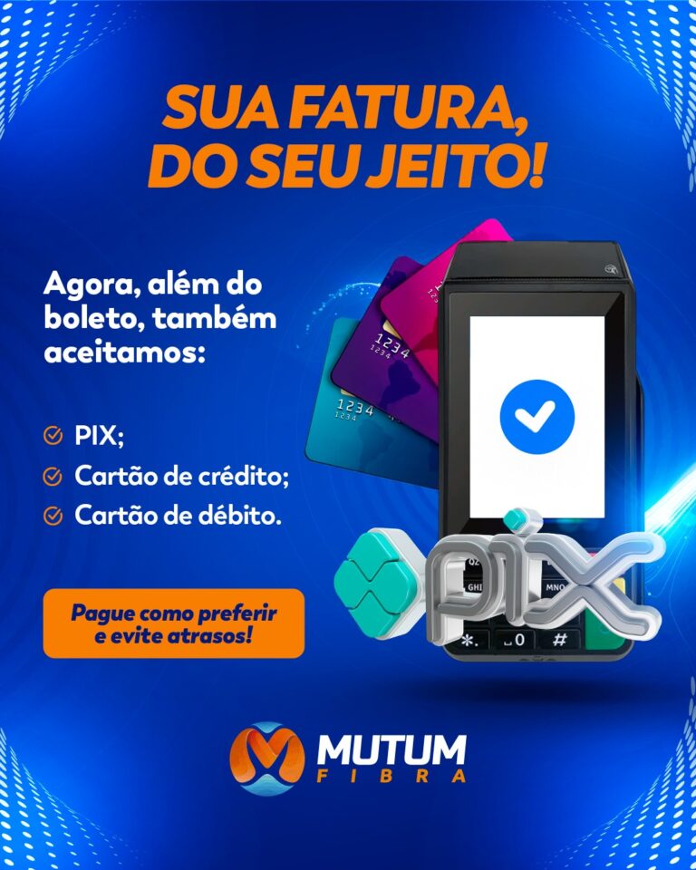 Você sabia que pode pagar sua fatura de outras formas além do boleto?
Aqui na M…