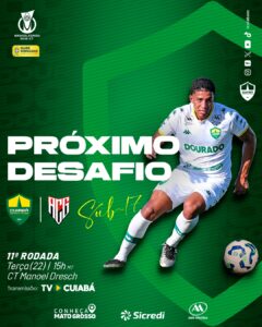 A equipe sub-17 do Cuiabá enfrenta o Atlético-GO, nesta terça-feira (22), a part…