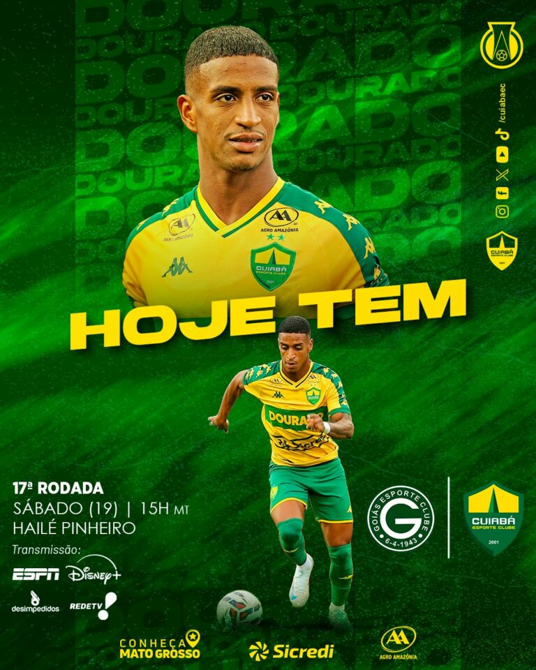 Dia de Douradão pela Série B.

 Goiás 
 17ª Rod – Brasileiro Série B
 Serrinha 
…