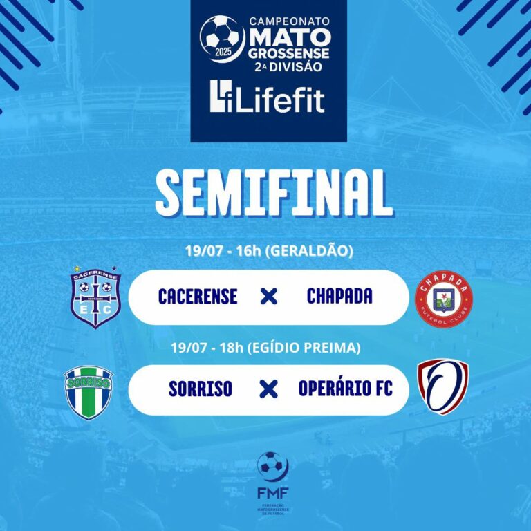 Semifinais da 2ª Divisão têm decisão neste sábado

Neste sábado (19), serão defi…