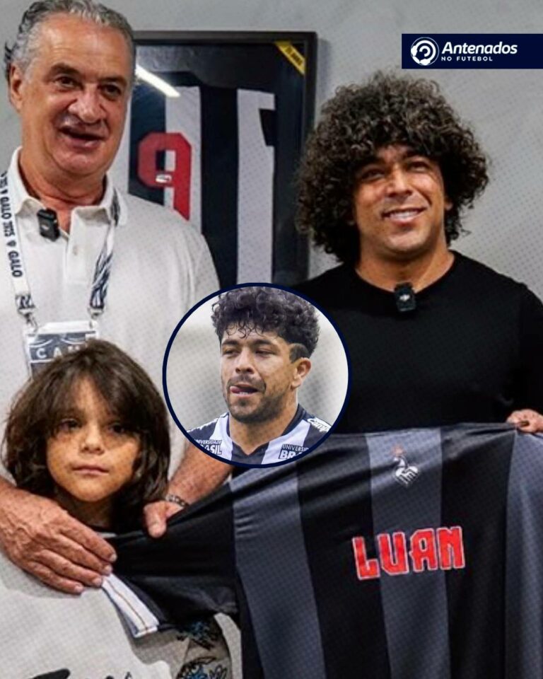 Campeão da Libertadores com o Atlético-MG, Luan é eternizado na Arena MRV.

O “M…