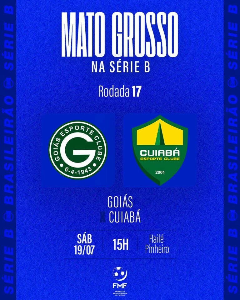 Dourado visita o Goiás em busca de se manter no G4

O Cuiabá entra em campo no p…