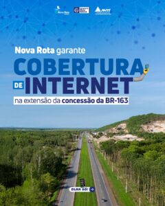 Com cobertura de internet em todo o trecho sob concessão, a rodovia se torna mai…