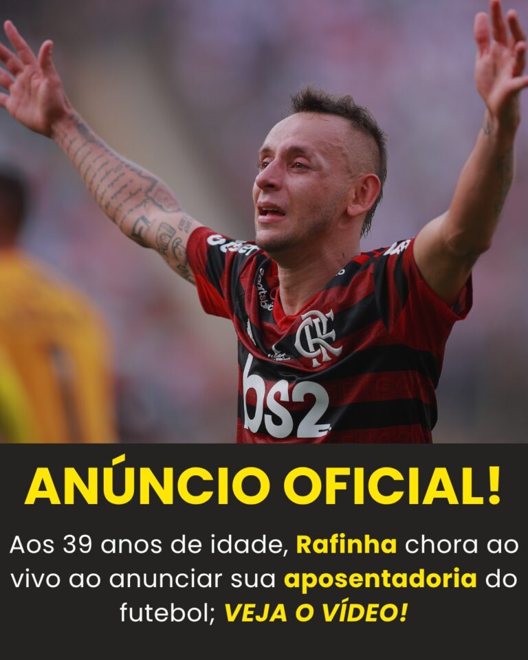 OFICIAL! Rafinha anuncia sua aposentadoria do futebol