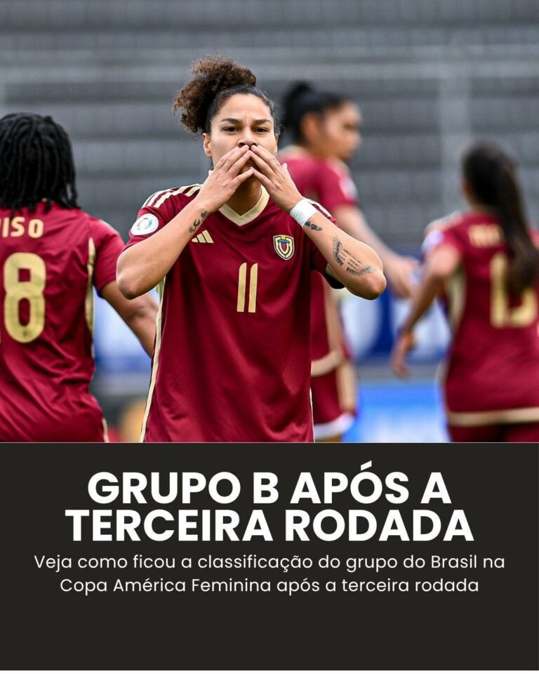 Copa América Feminina: como ficou o grupo do Brasil após terceira rodada