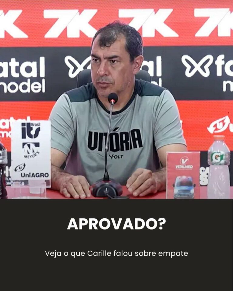 GOSTOU? Carille lamenta empate, mas diz que foi o melhor… Ver mais