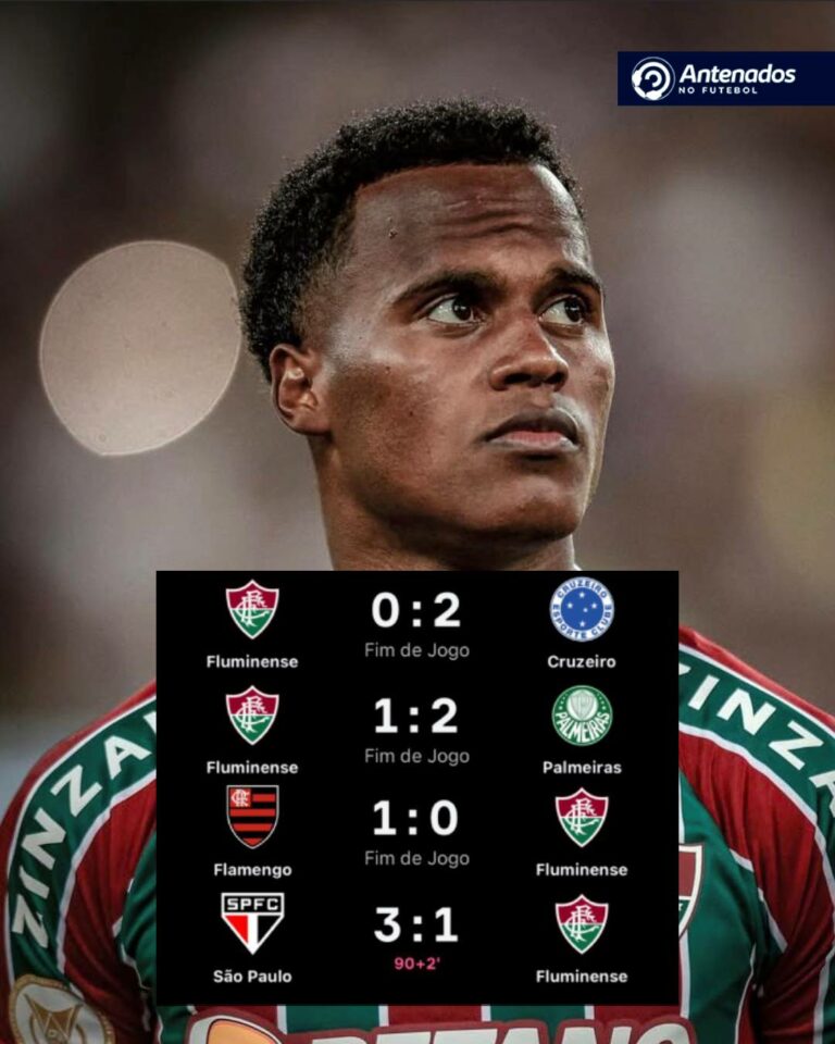 Após saída de Arias, o Fluminense não sabe o que é somar pontos no Brasileirão …