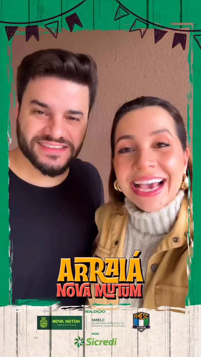 Atenção, Nova Mutum! 
O Arraiá da Prefeitura tá chegando e a festança vai ser b…