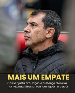 Vitória de Carille mostra boa presença ofensiva, mas… Ver mais